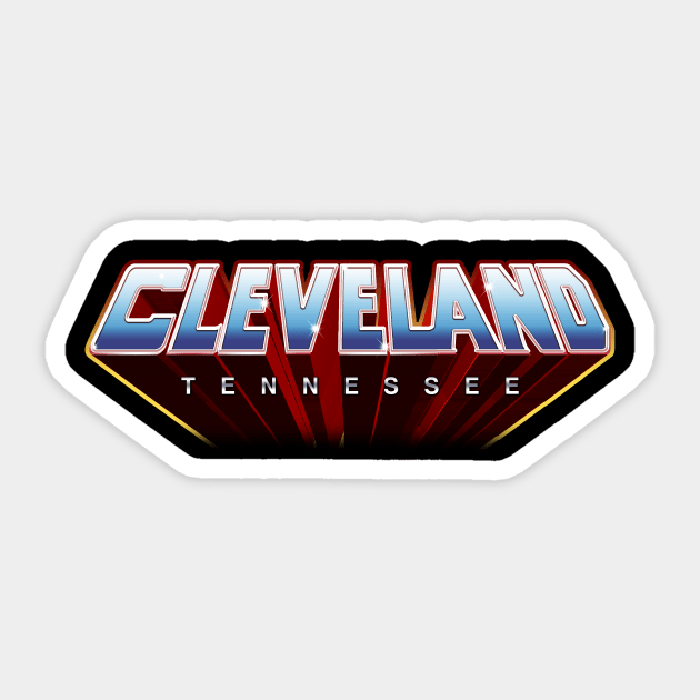 Cleveland, Tennessee - MOTU 2 Sticker by BigOrangeShirtShop